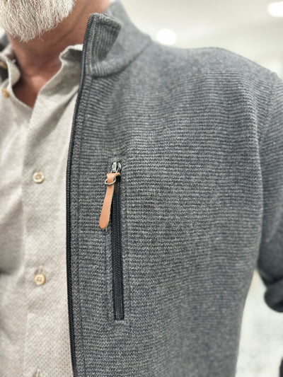 Men’s Wool Zip-Up Jacket