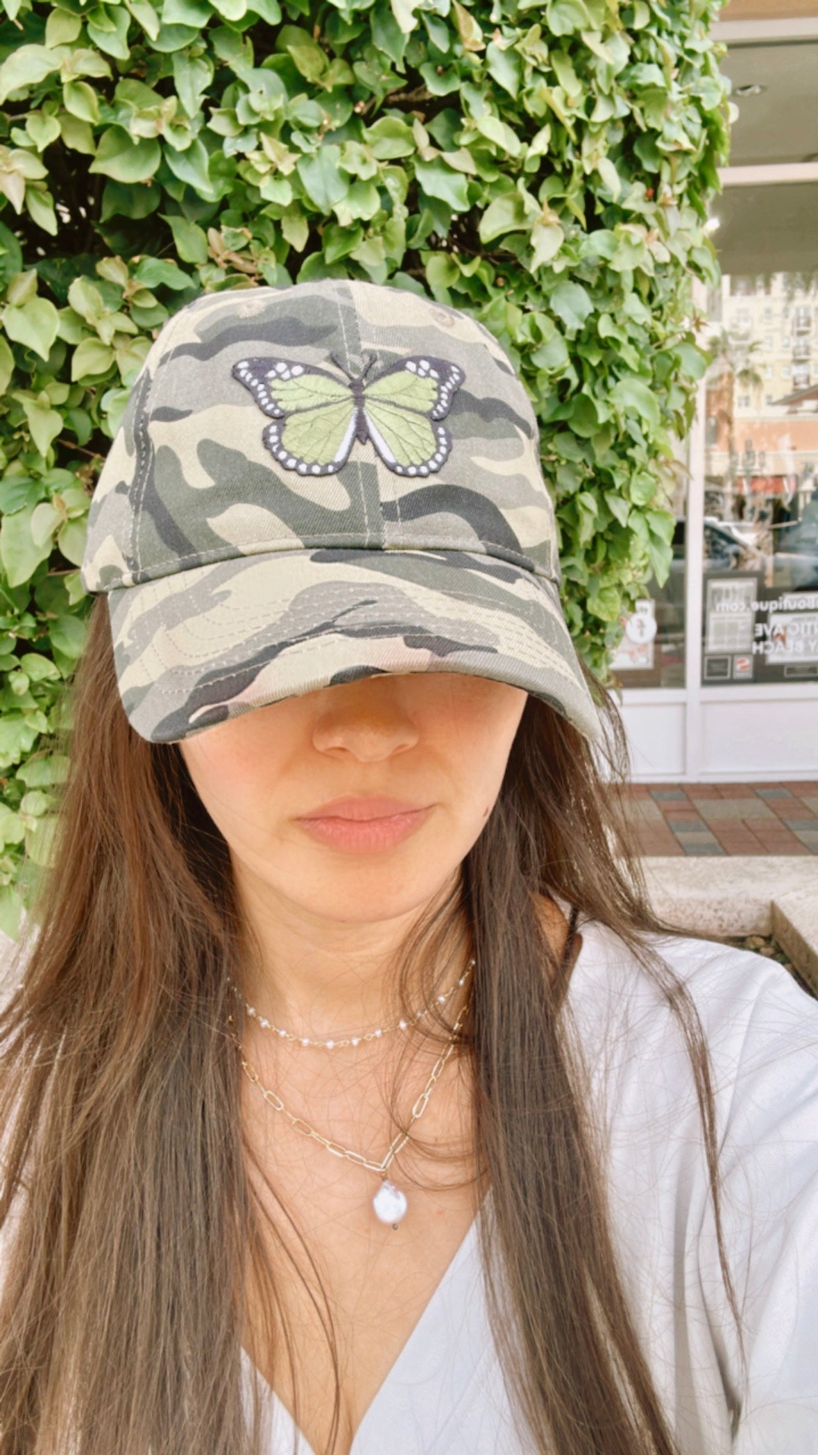 Camo Butterfly Baseball Hat