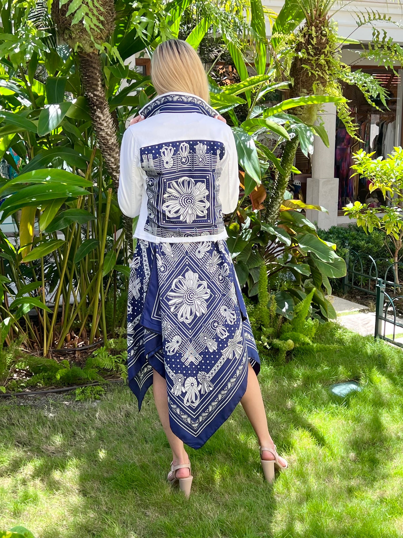 Fiji Silk Scarf Dress