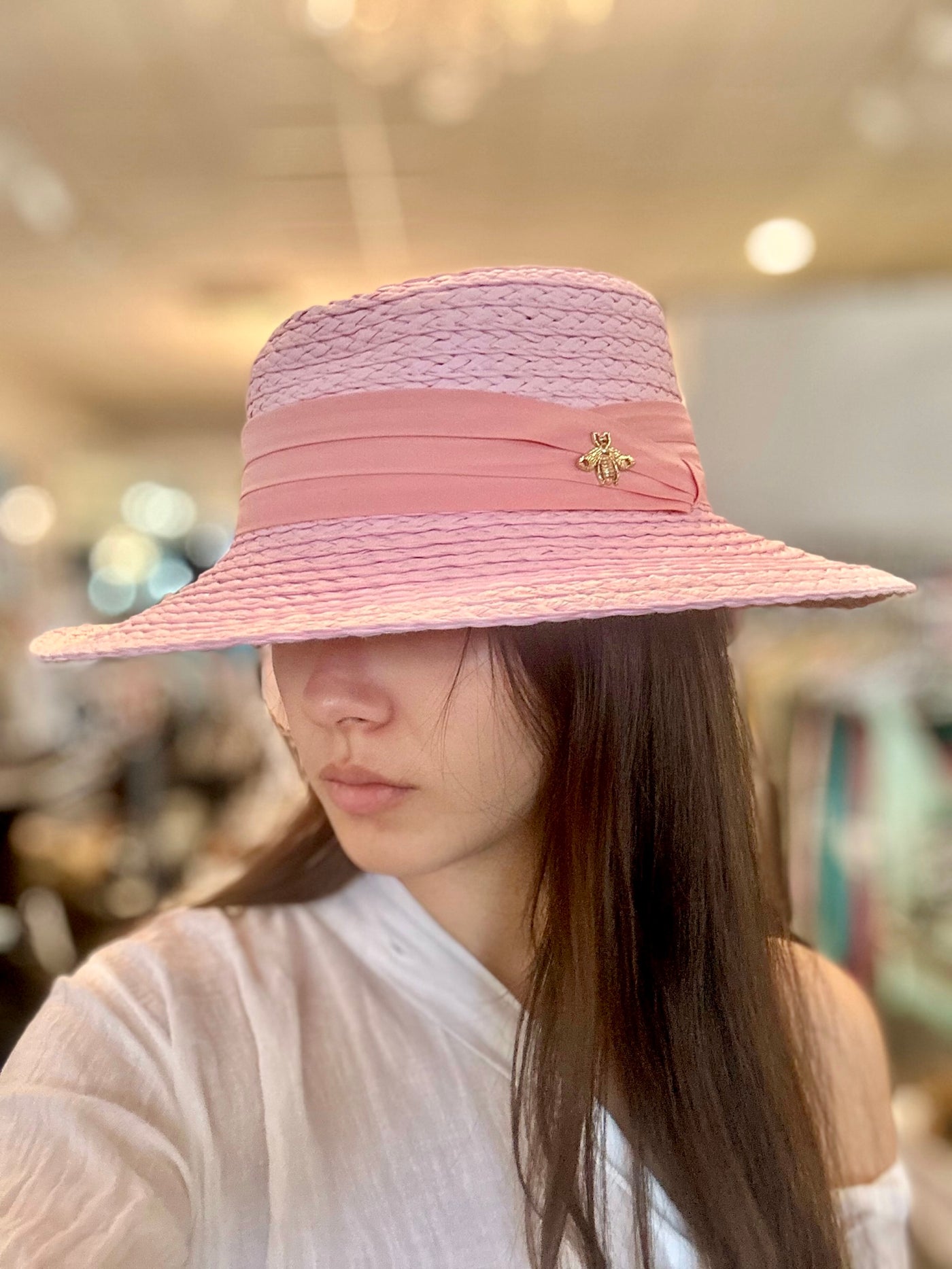 Colorful Bee Straw Hat