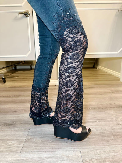 Midnight Lace Jeans