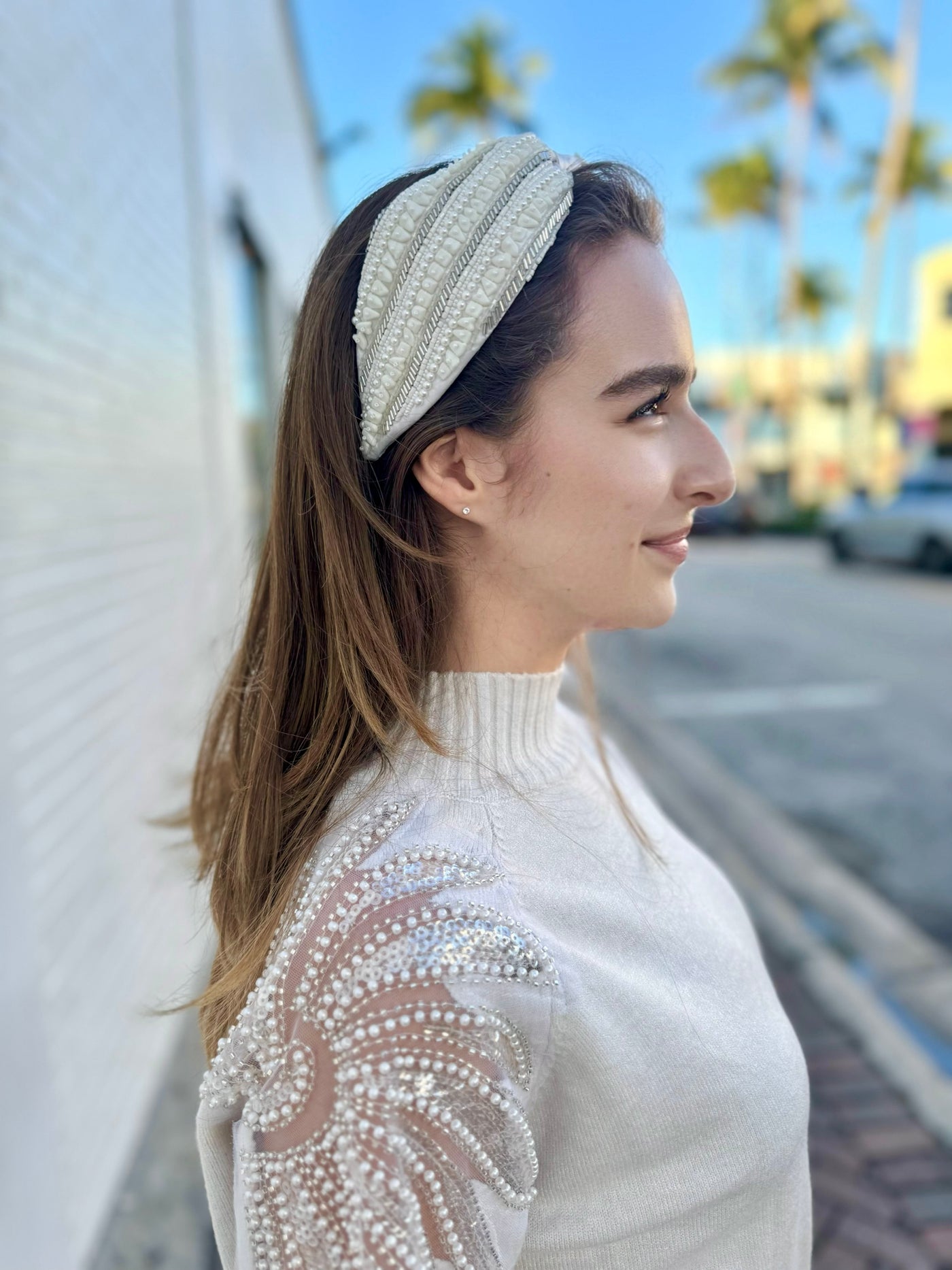 Pearl Embellished Headband