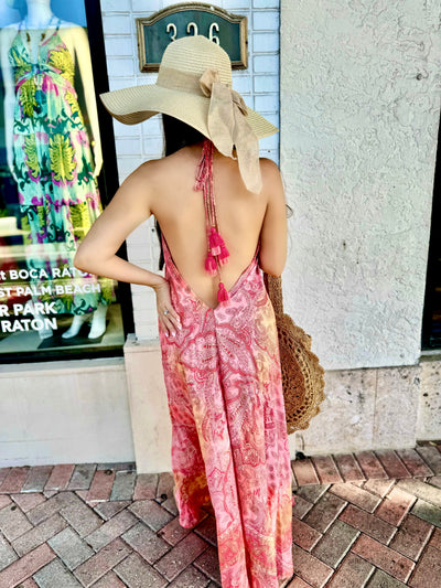 Bianca Bow Straw Floppy Hat