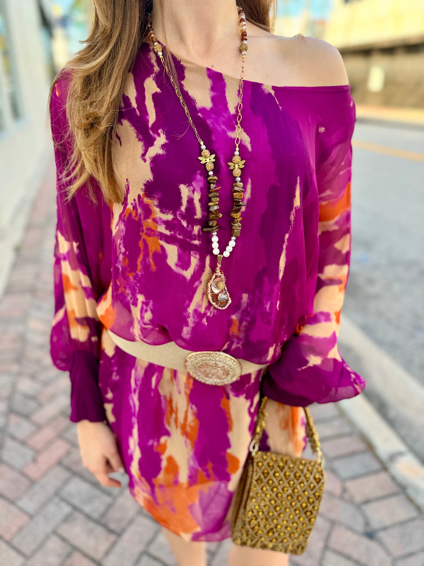 Sunset Silk Tunic/Dress