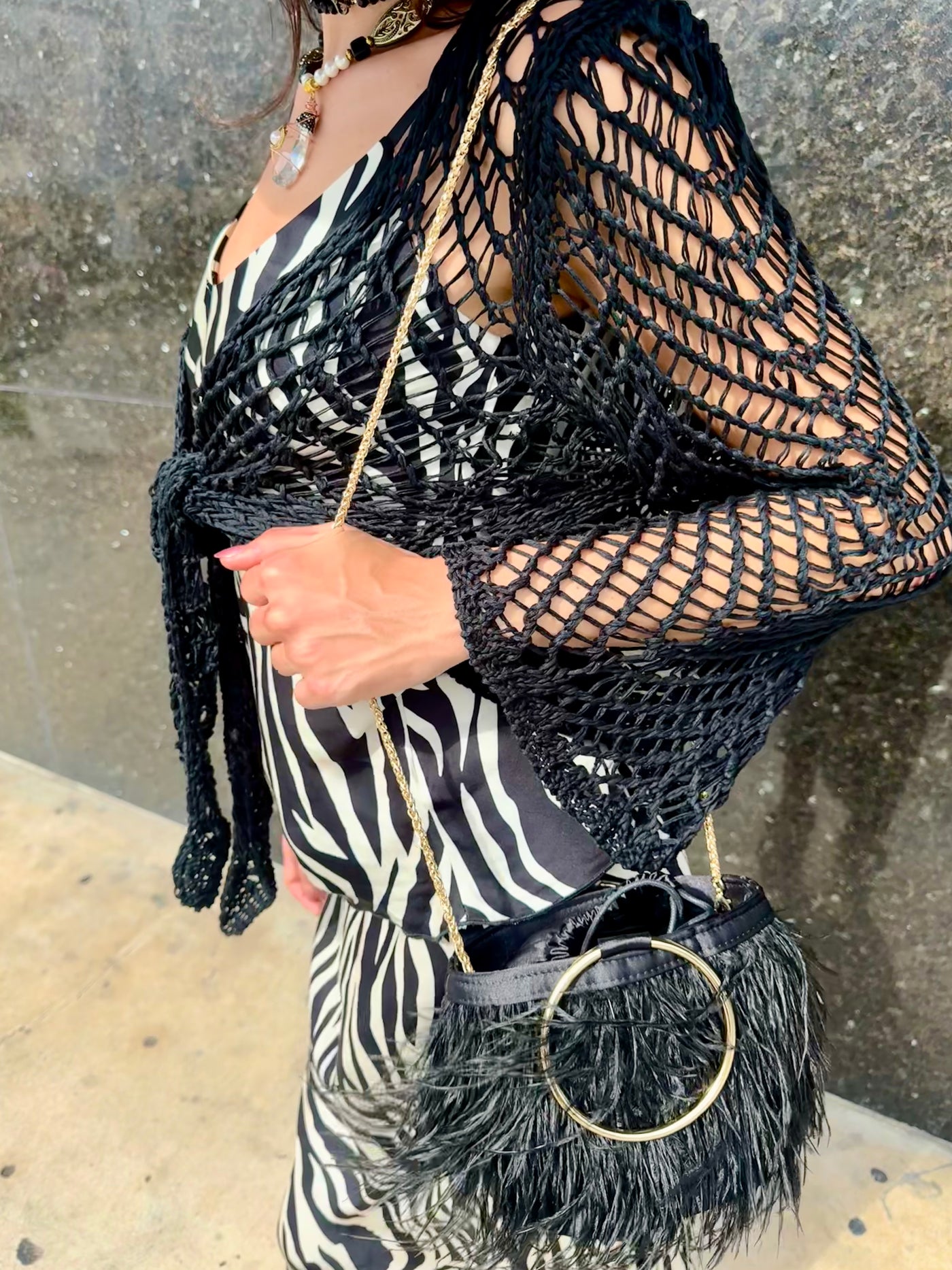 Birds of a Feather Hardshell Mini Bucket Bag