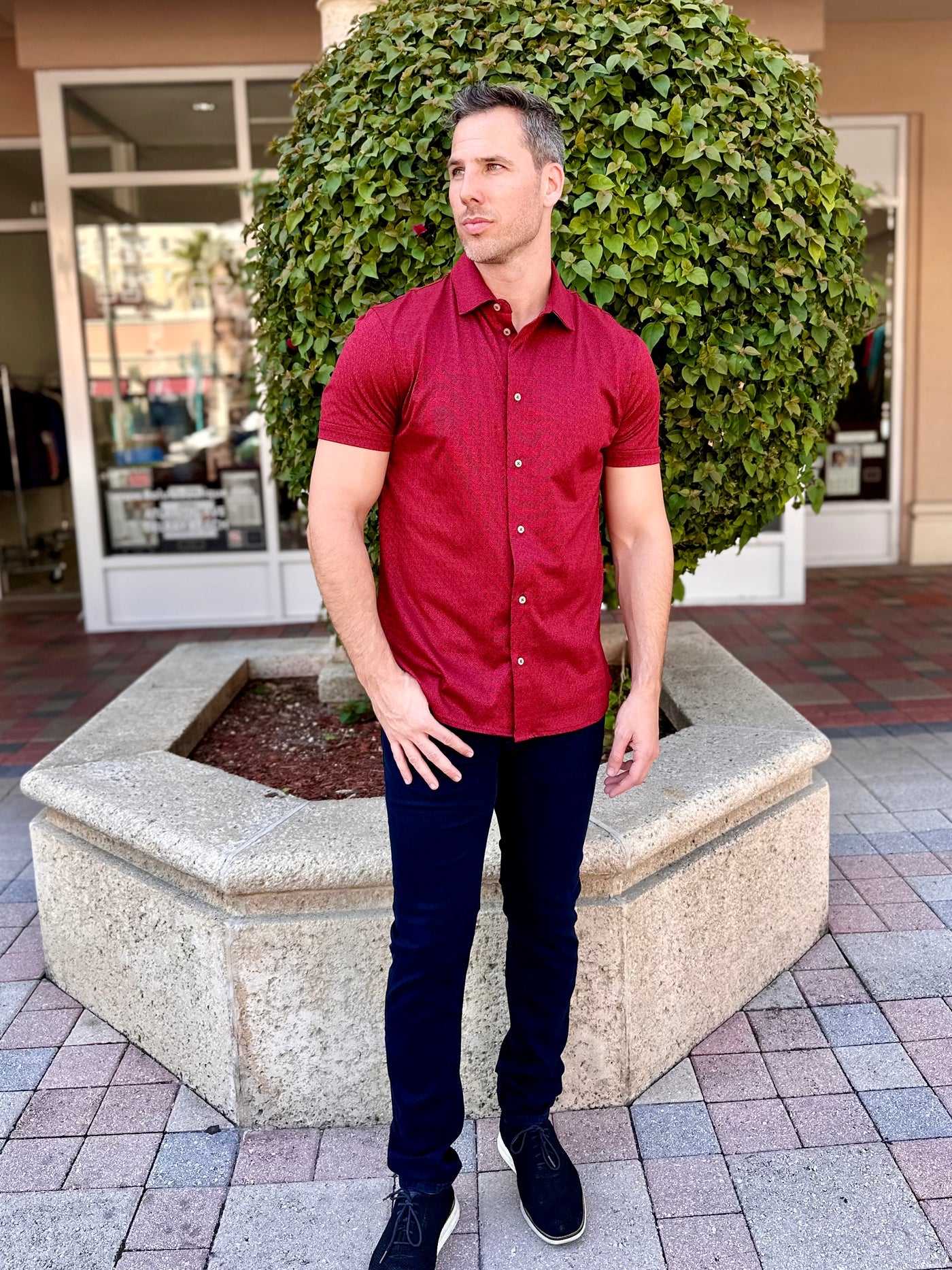 Alessandro Short Sleeve Button Down