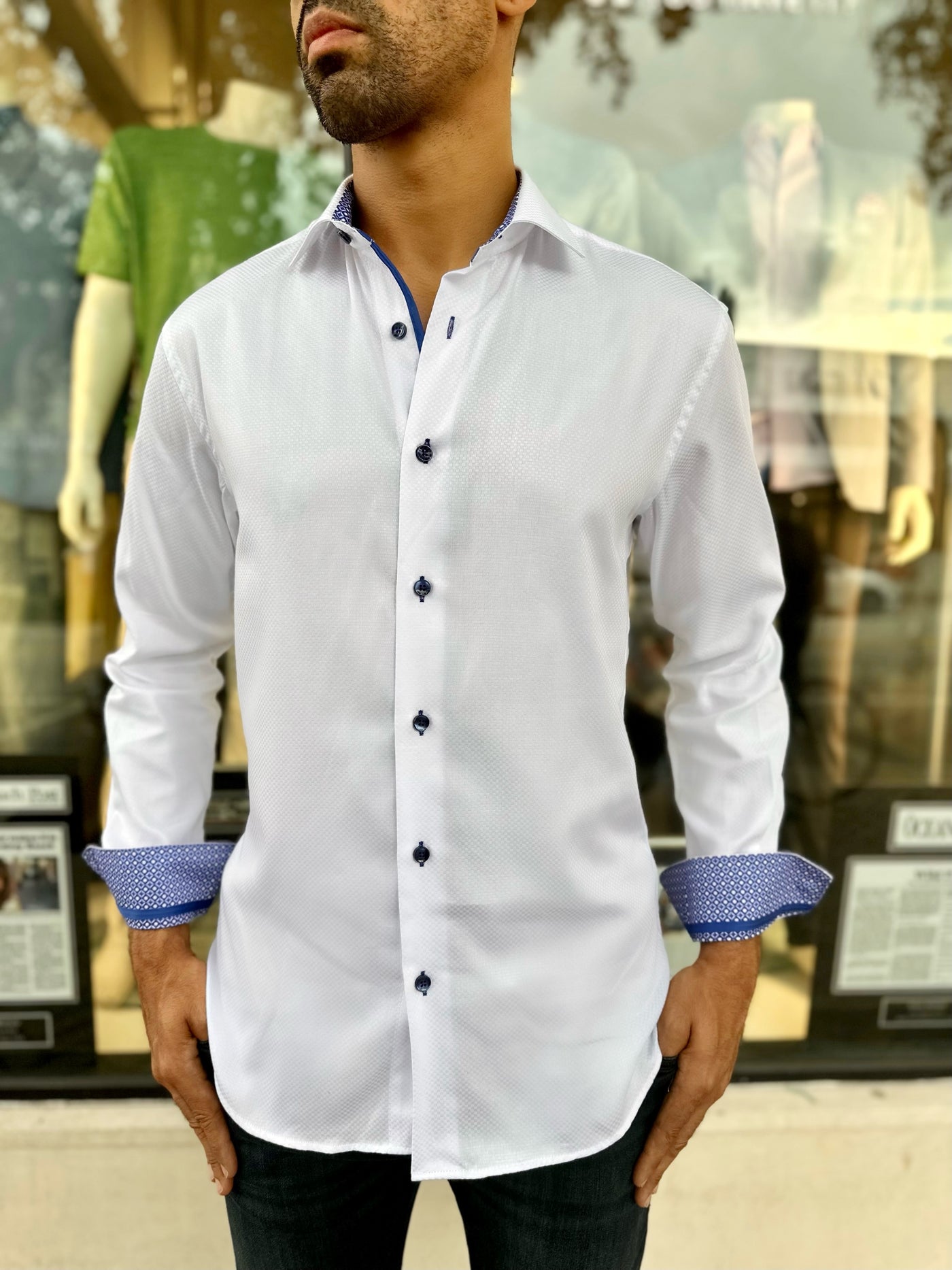 Whit Long Sleeve Button Down