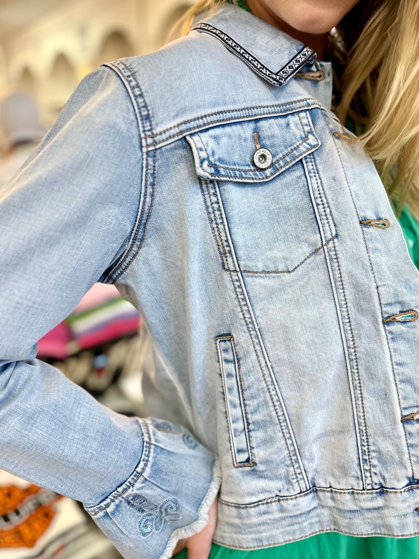 Emma Pearl Denim Jacket