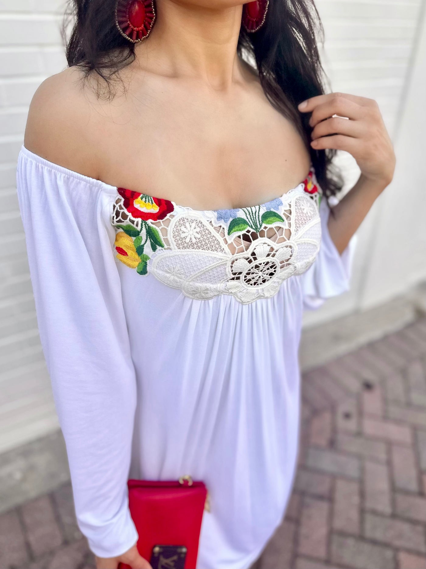 Caterina Off the Shoulder Mini Dress