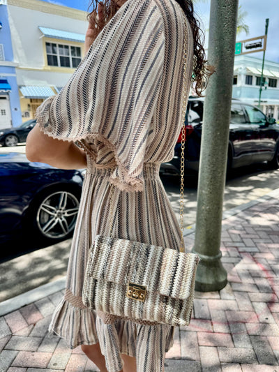 Carla Woven Crossbody Bag