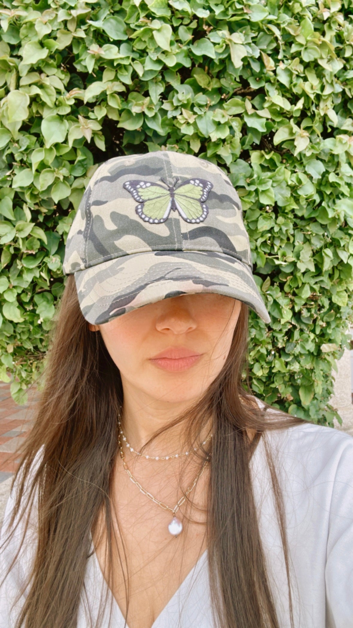 Camo Butterfly Baseball Hat