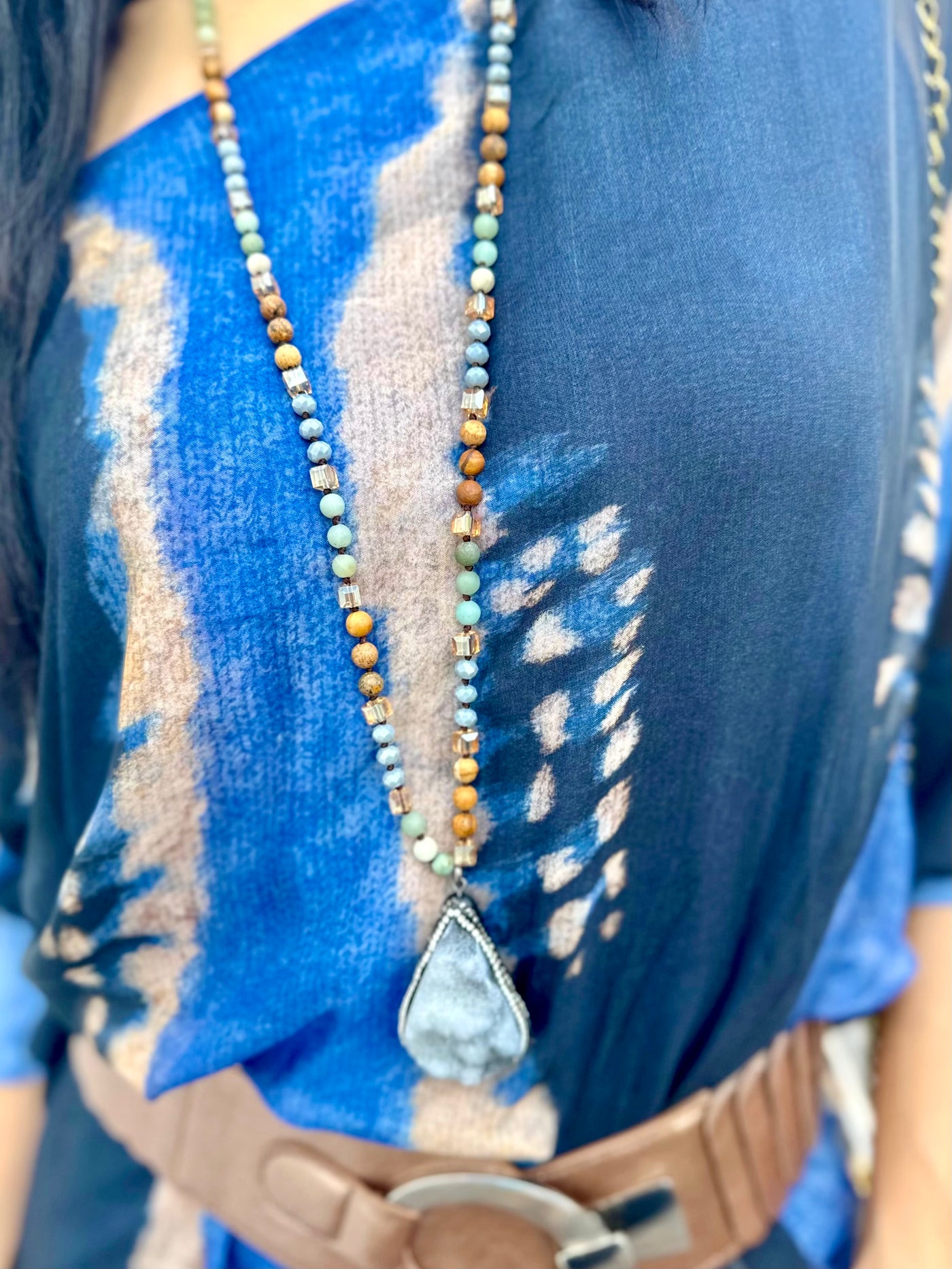 Charyli Druzy Stone Necklace