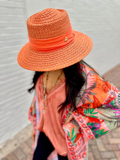 Colorful Bee Straw Hat