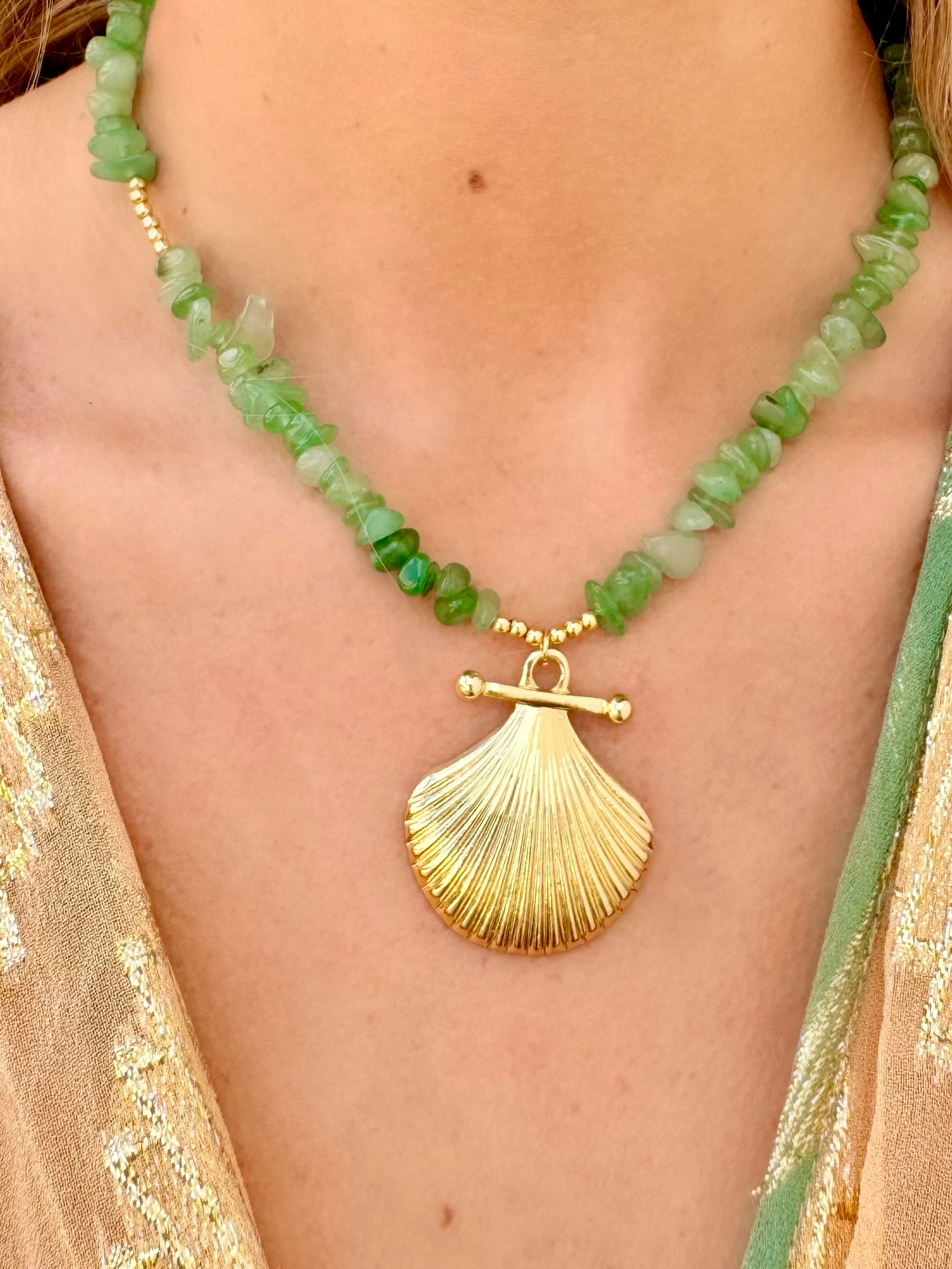 Golden Shell Necklace