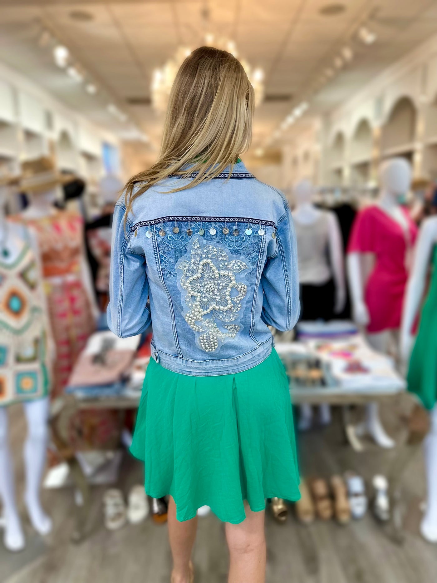 Emma Pearl Denim Jacket