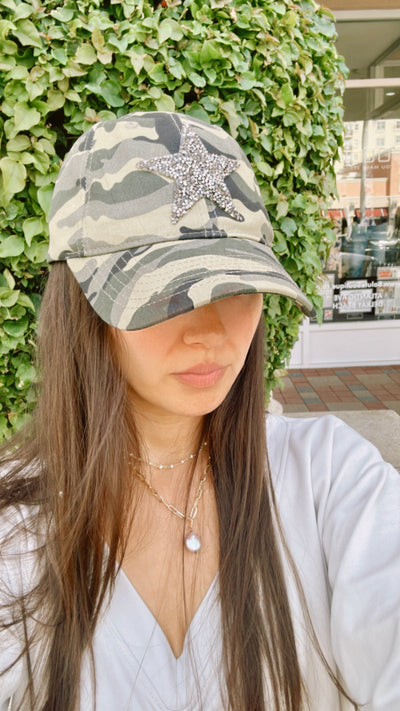 Camo Star Baseball Hat