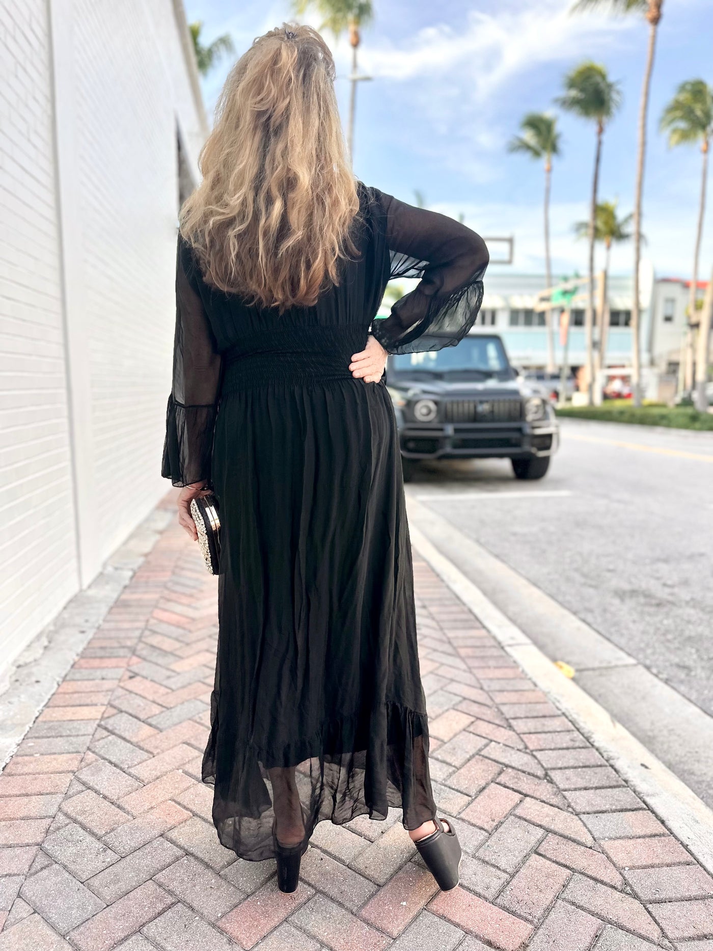 Regina Silk Maxi Dress