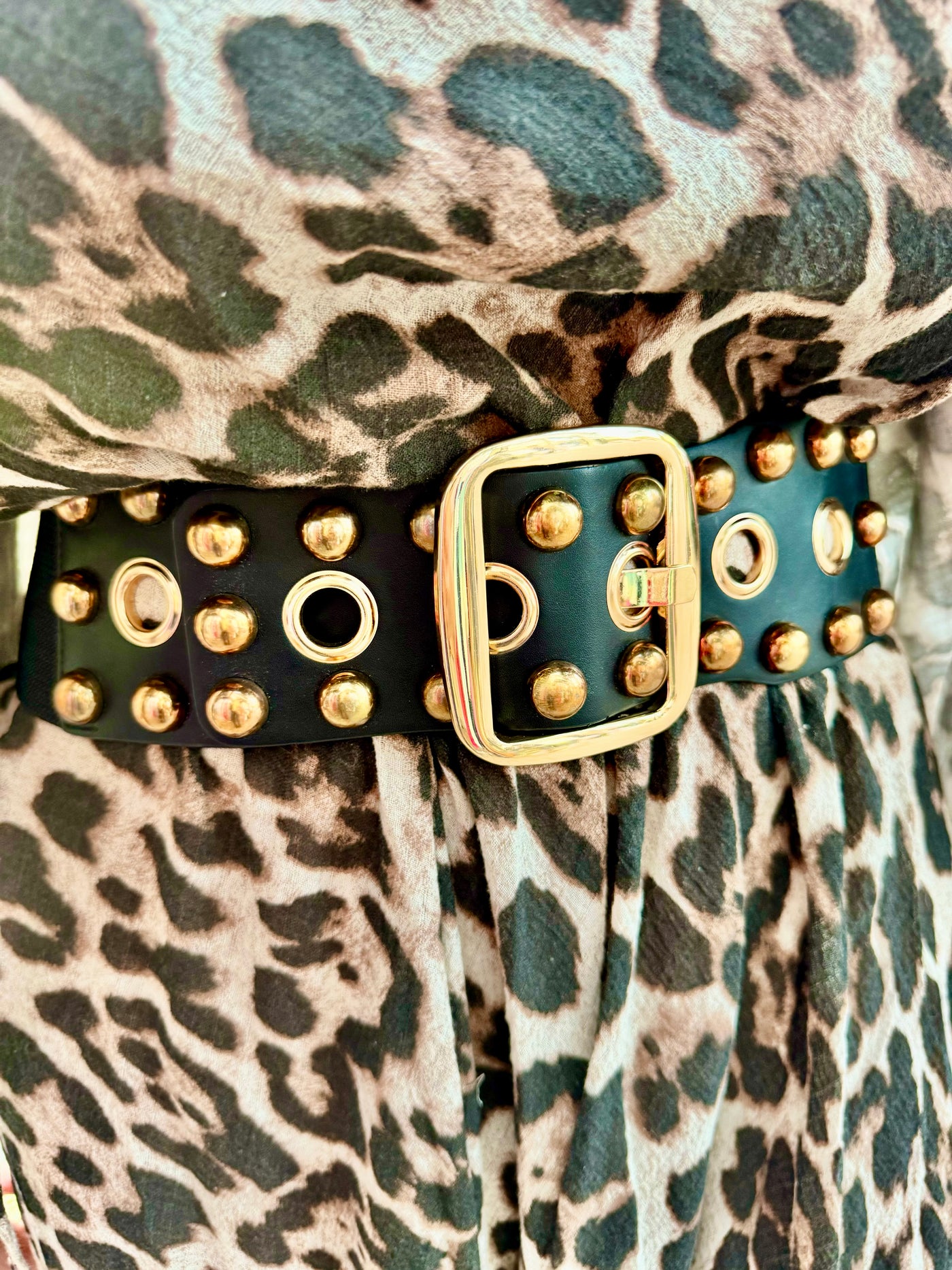 Denise Stretch Buckle Belt