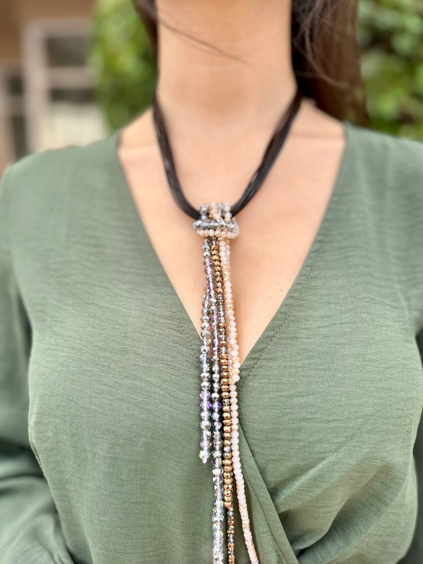 Crystal Waterfall Necklace