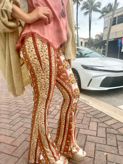 Marsala Bouquet Tulum Pants