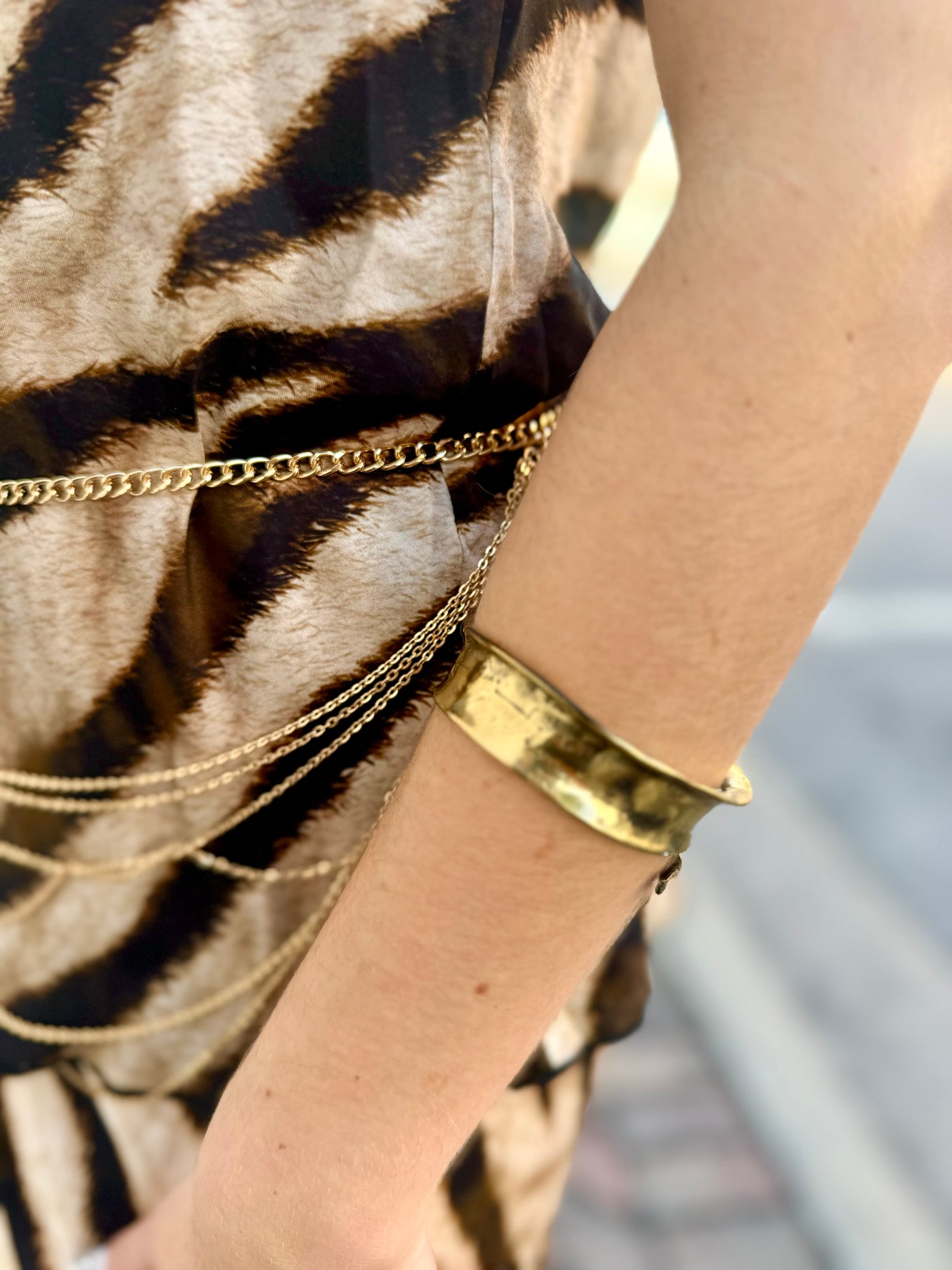 Leah Brass Bracelet