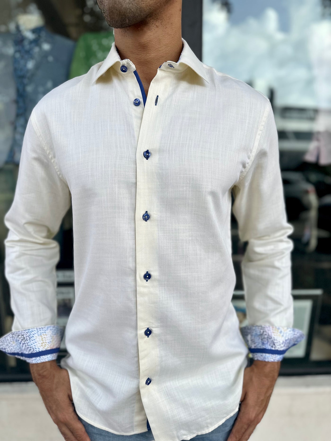 Yale Long Sleeve Button Down