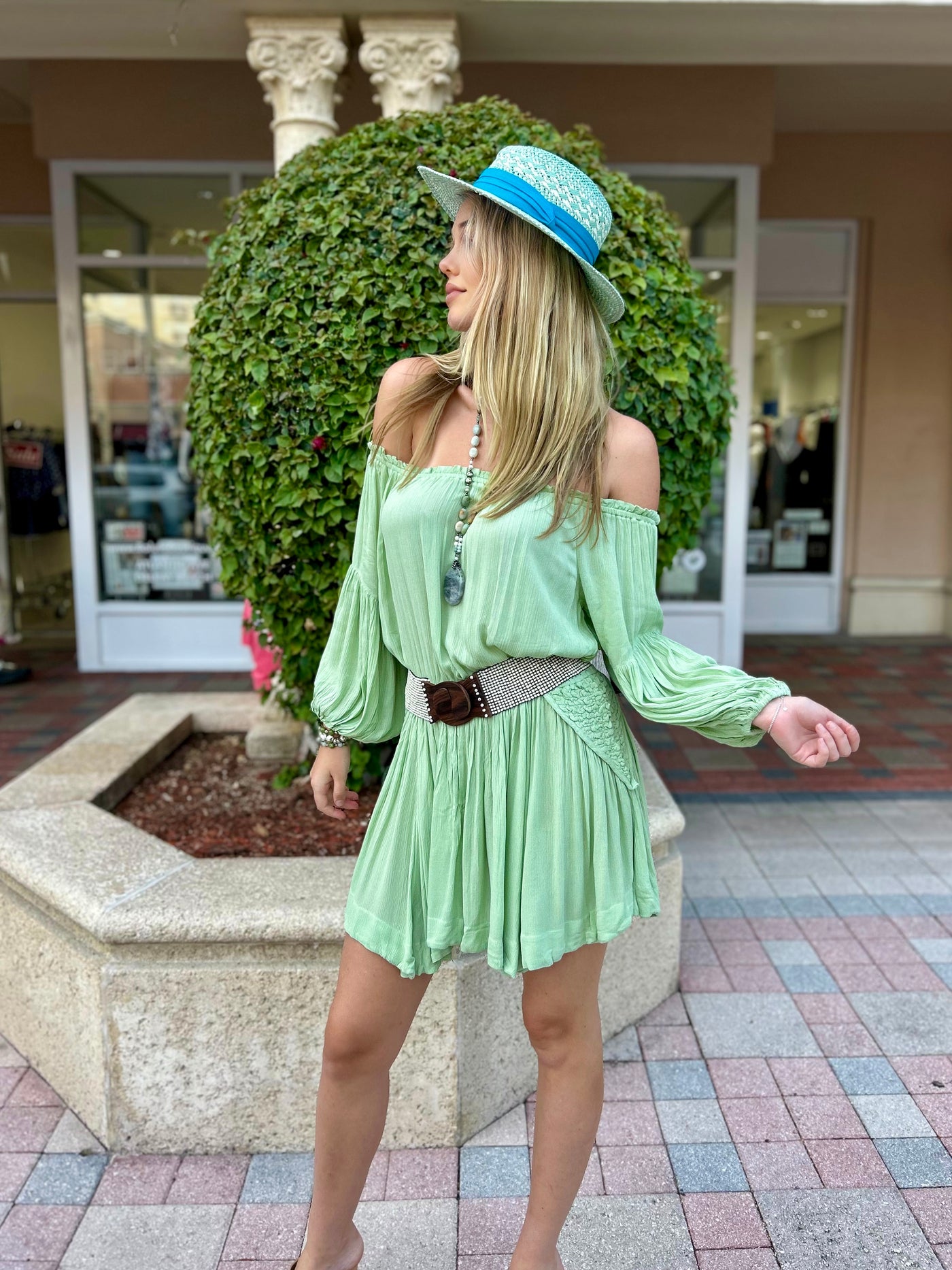 Emmy Off-Shoulder Mini Dress