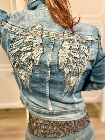 Darling Angel Fitted Denim Jacket