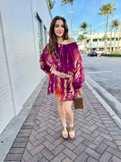 Sunset Silk Tunic/Dress