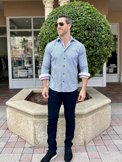 Asher Long Sleeve Button Down Shirt