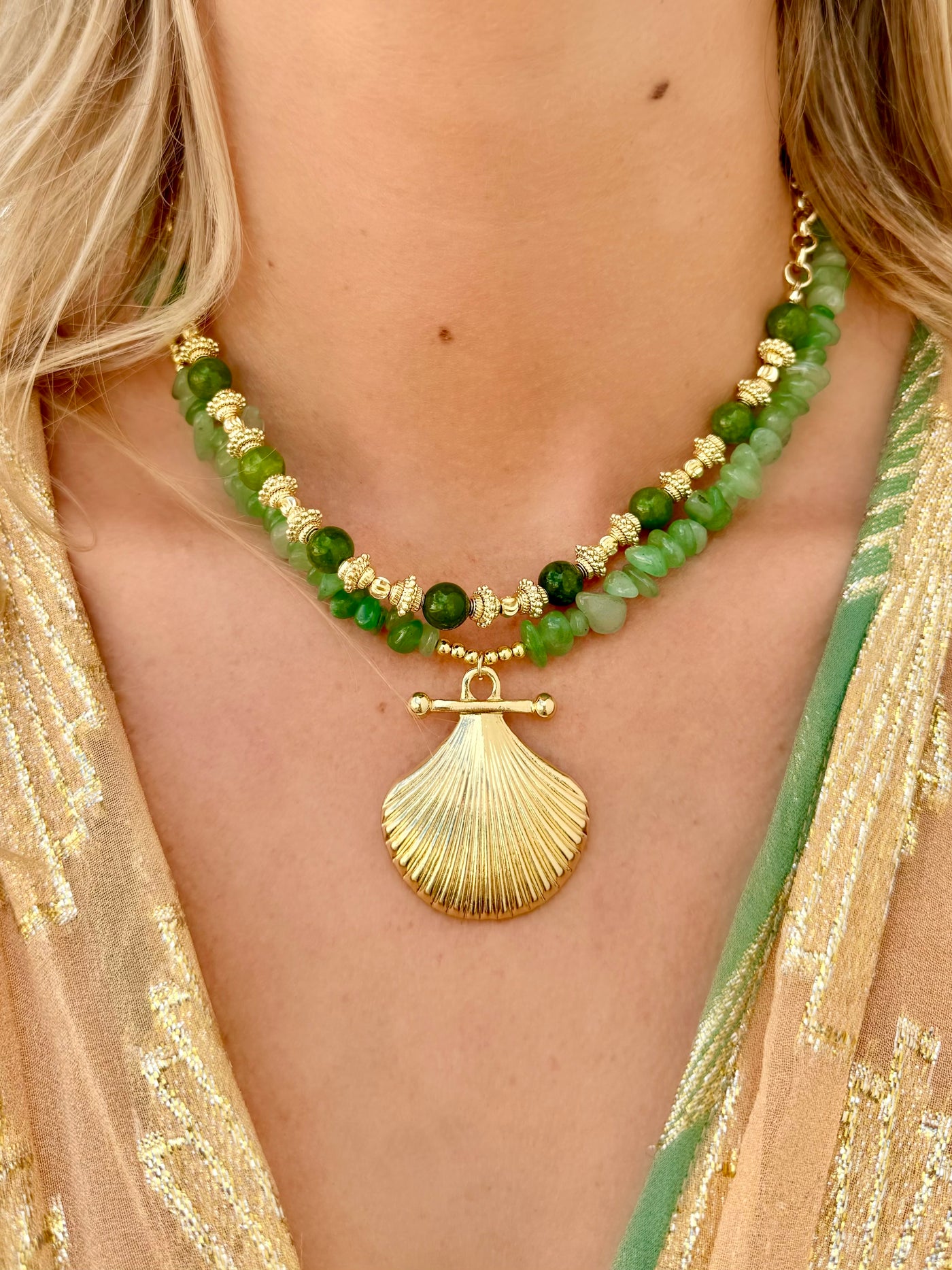 Golden Shell Necklace