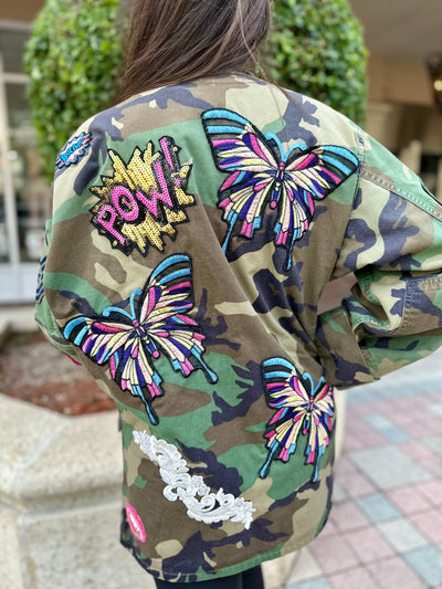 Butterflies Camo Jacket