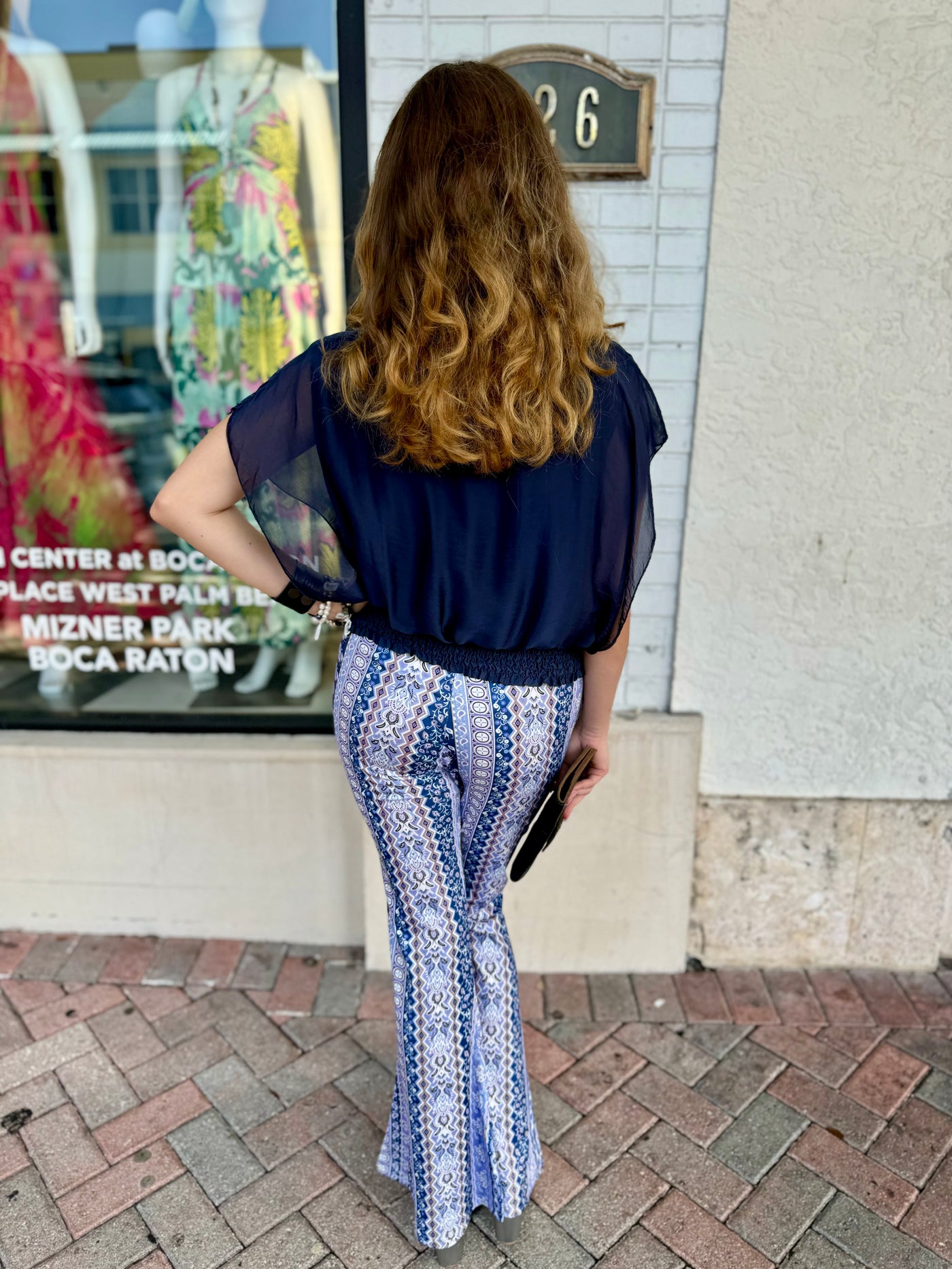 Blue Waterlily Tulum Pant