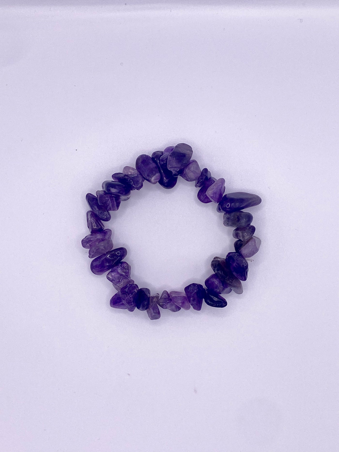 Amanda Amethyst Beaded Bracelet￼