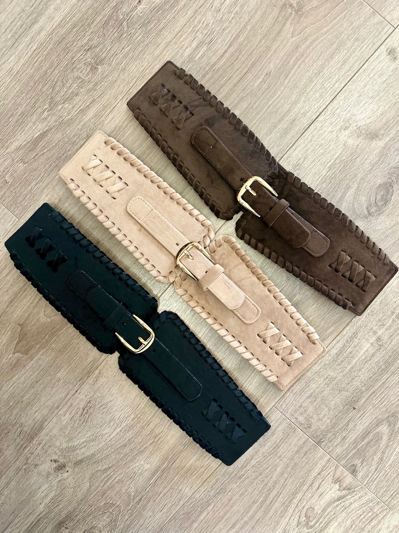 Millie Microsuede Stretch Belt