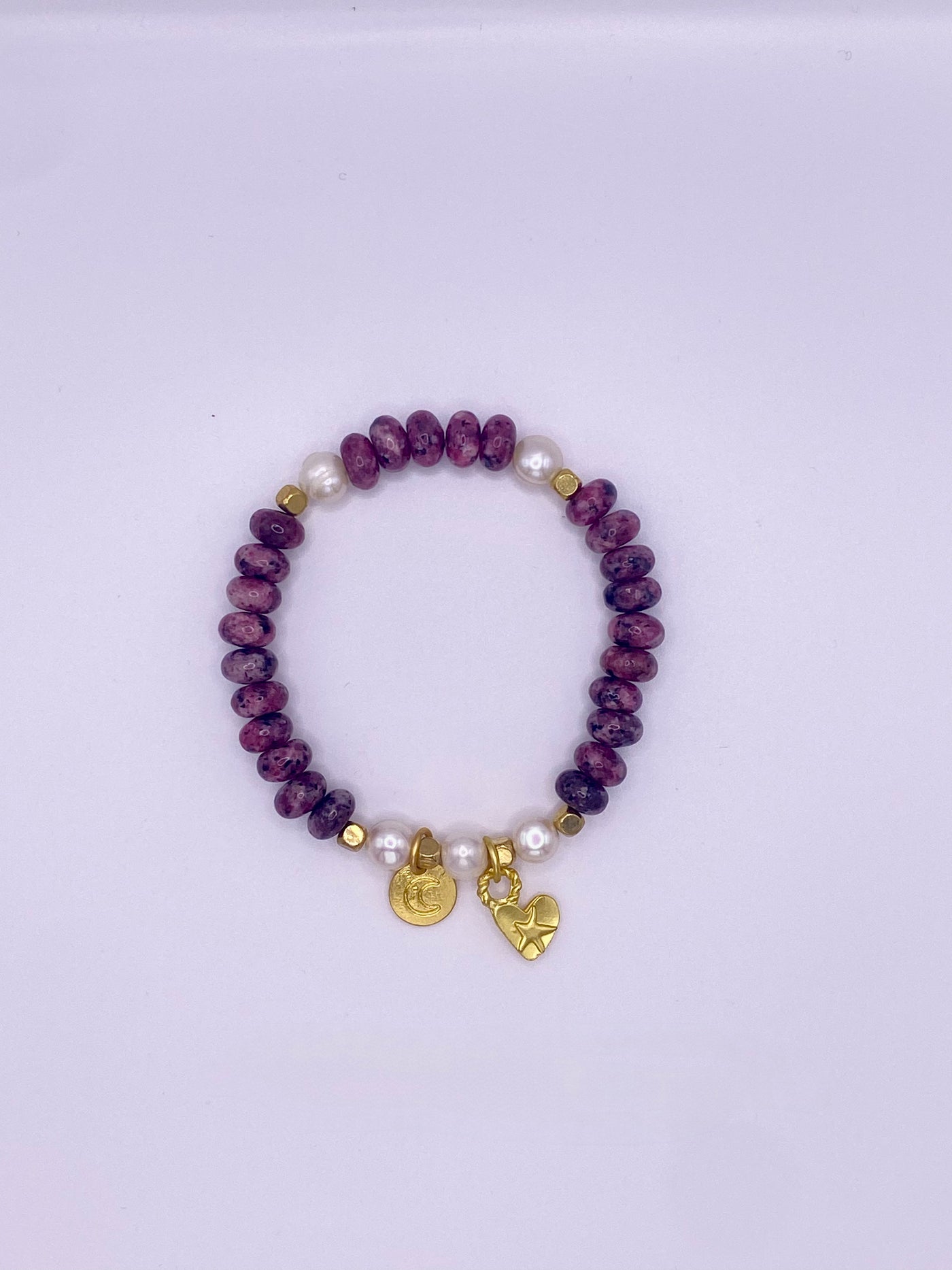 Celestial Heart Harmony Beaded Bracelet