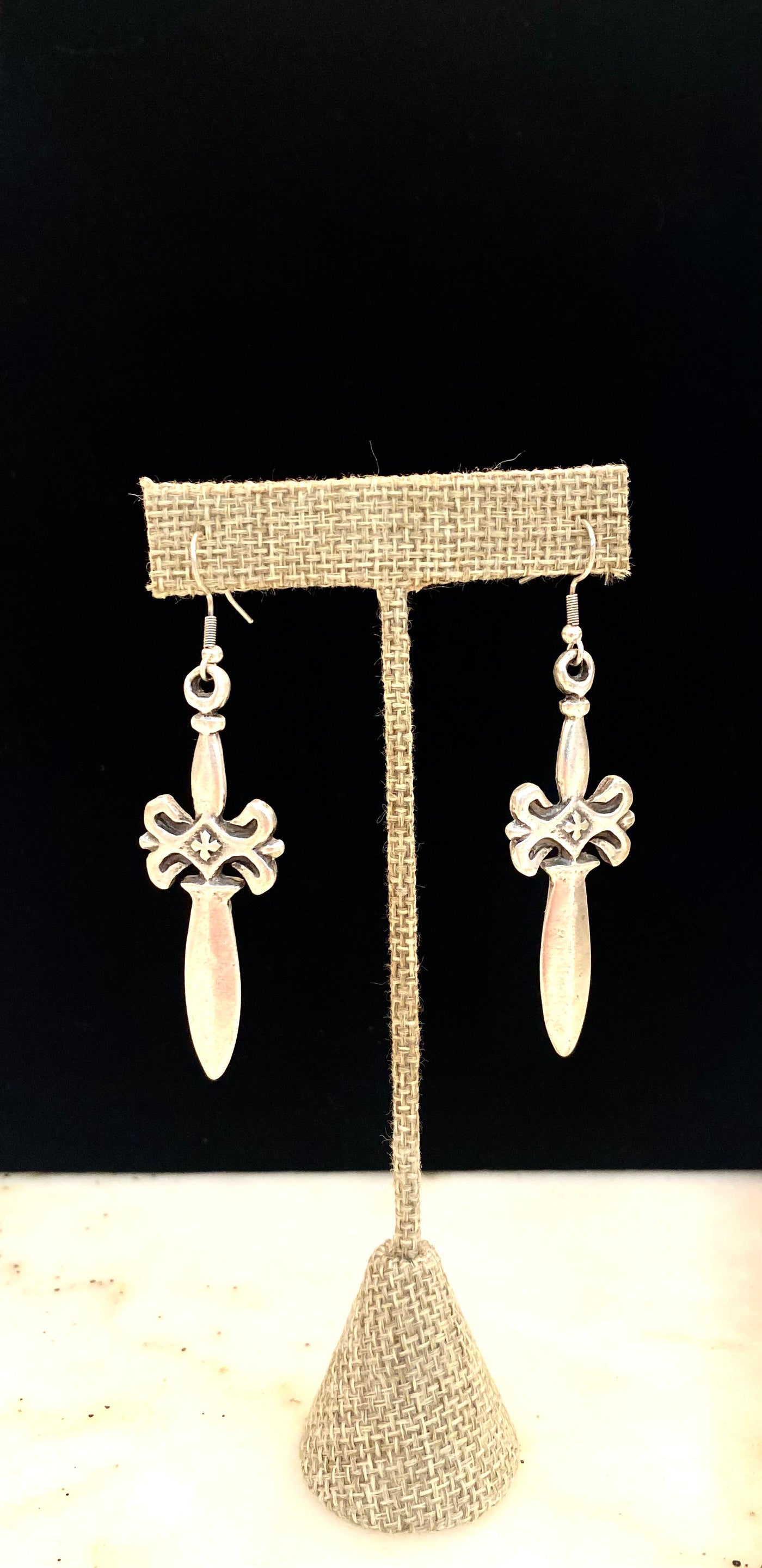 Sword Drop Earrings