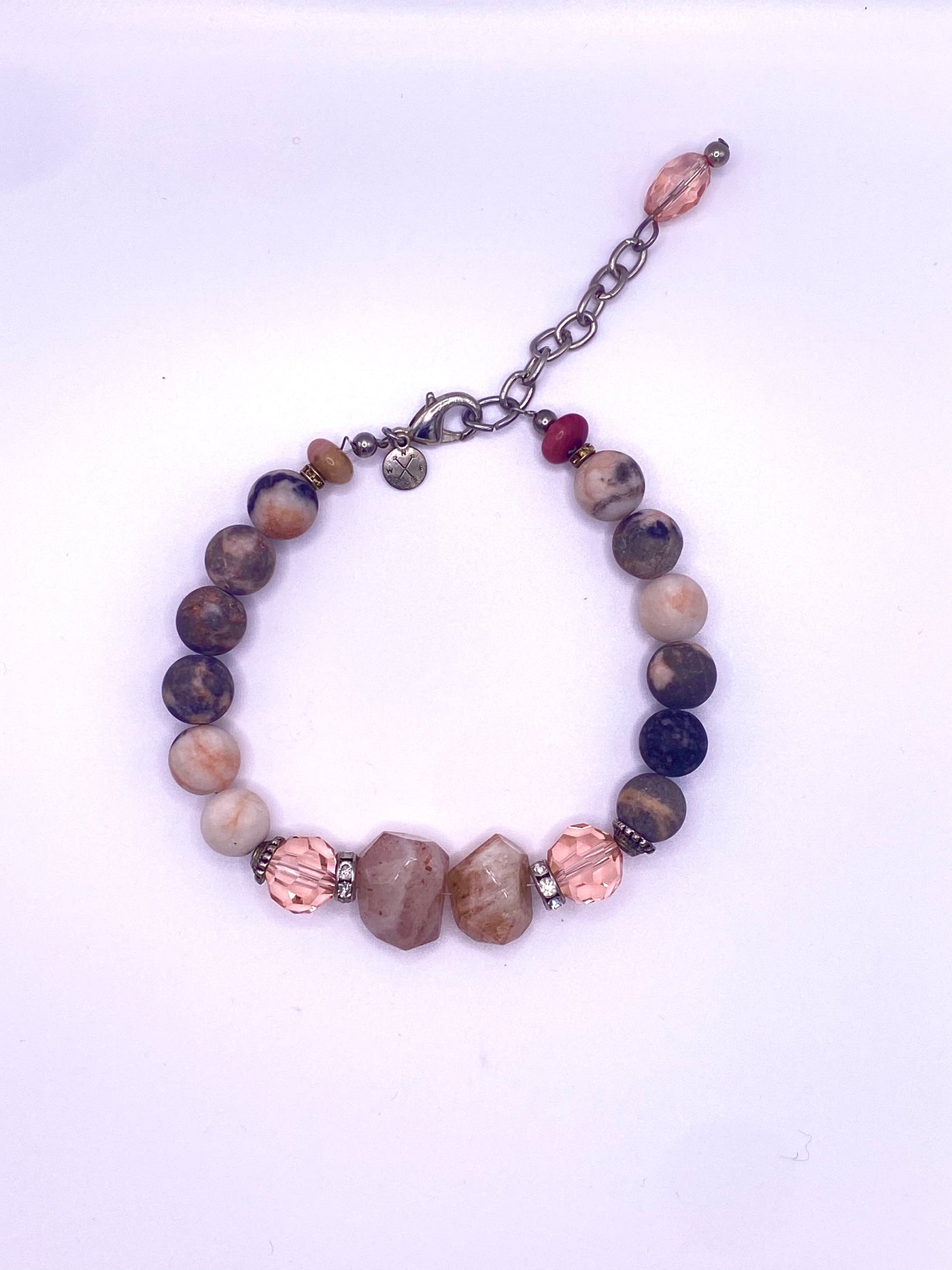 Pink Mountain Stone Bracelet