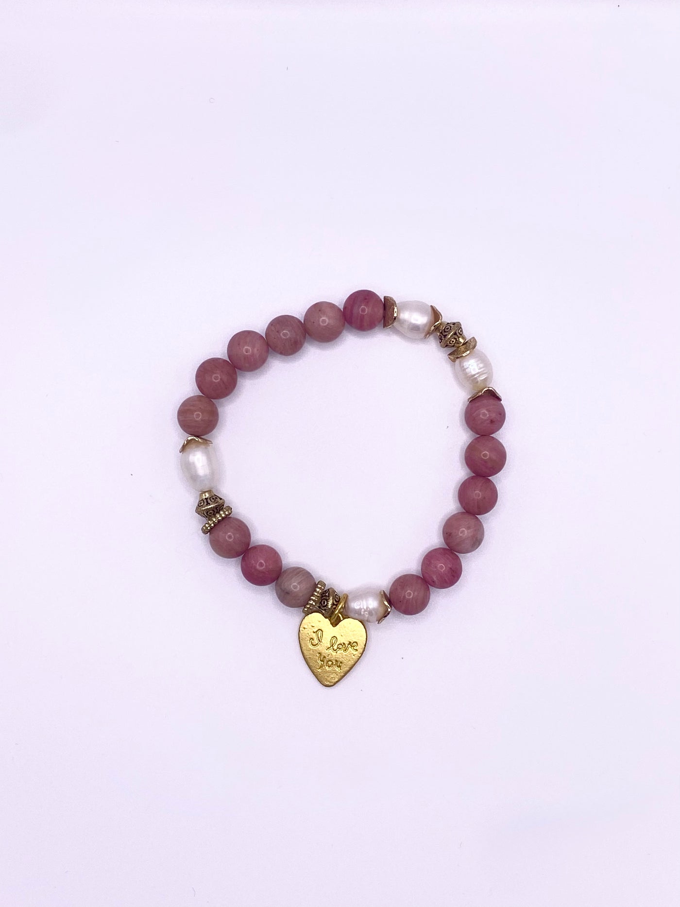 I Love You Beaded Bracelet