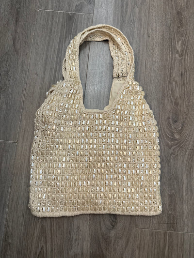 Pearl Ocean Whisper Slouchy Tote Bag