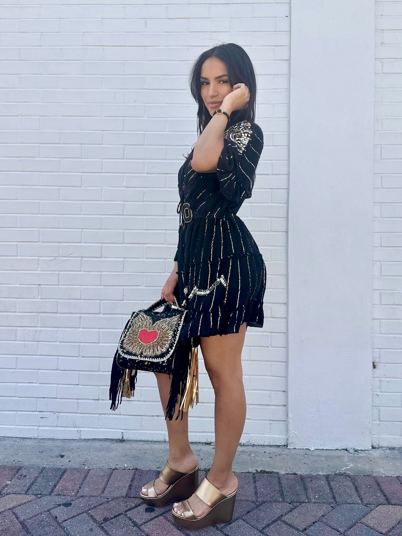 midnight mini dress LIONESS Midnight Mini Dress Onyx