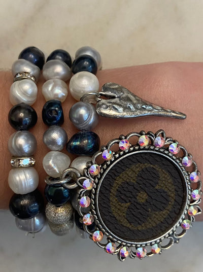 Paula Pearl Upcycled Bracelet Set