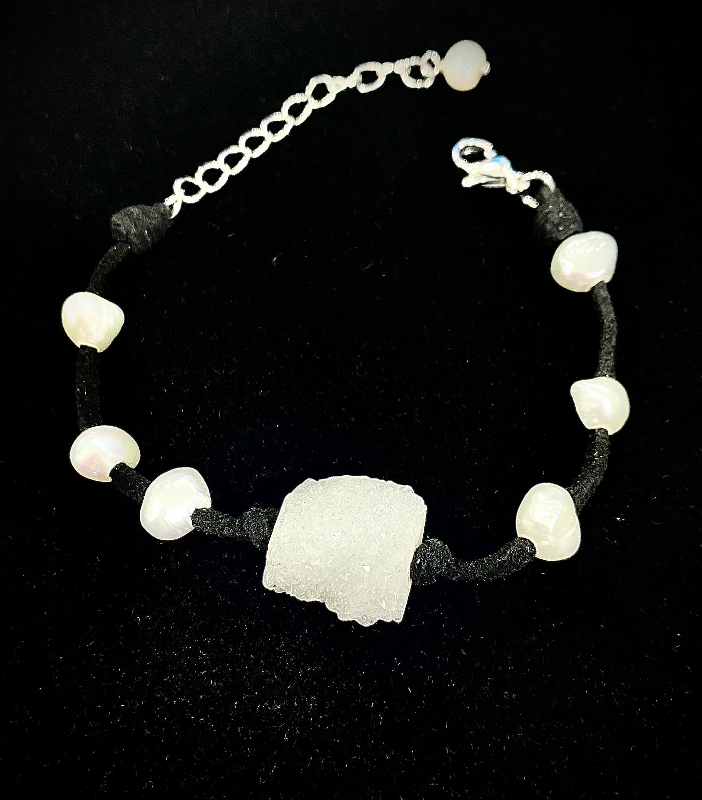 Kimmy Pearl and Quartz Bracelet