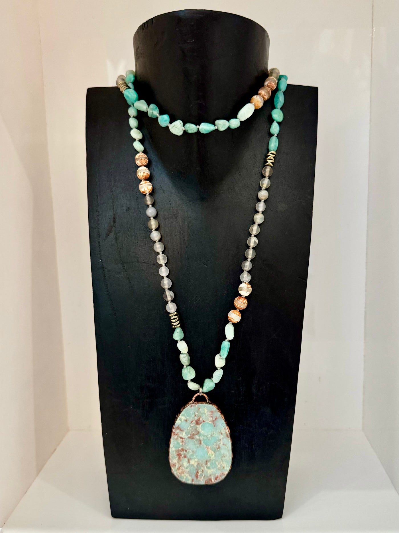 Aqualina Stone Necklace