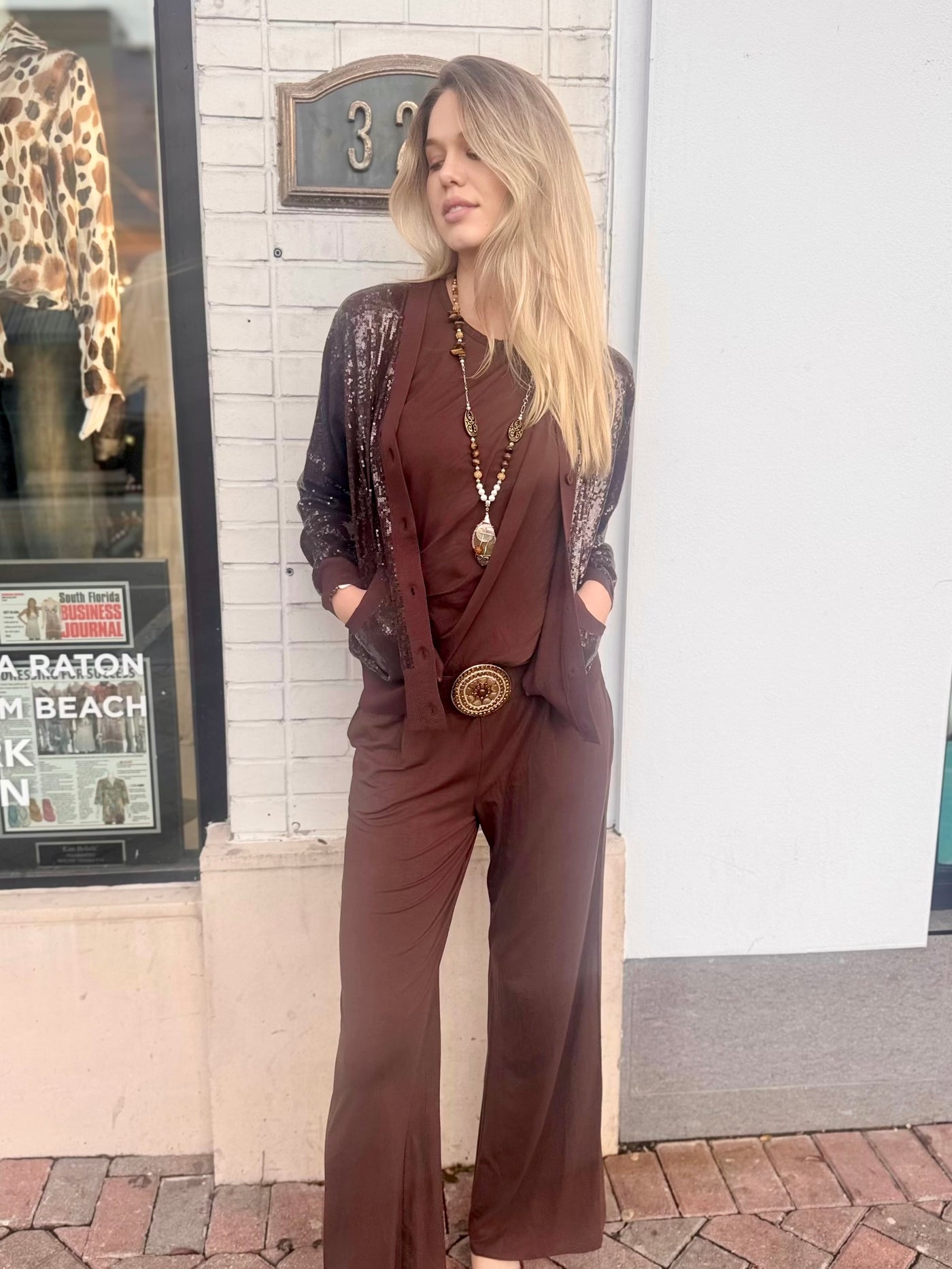 Midnight Glimmer Sequin Cardigan