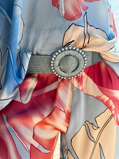 Paige Pearl Buckle Belt