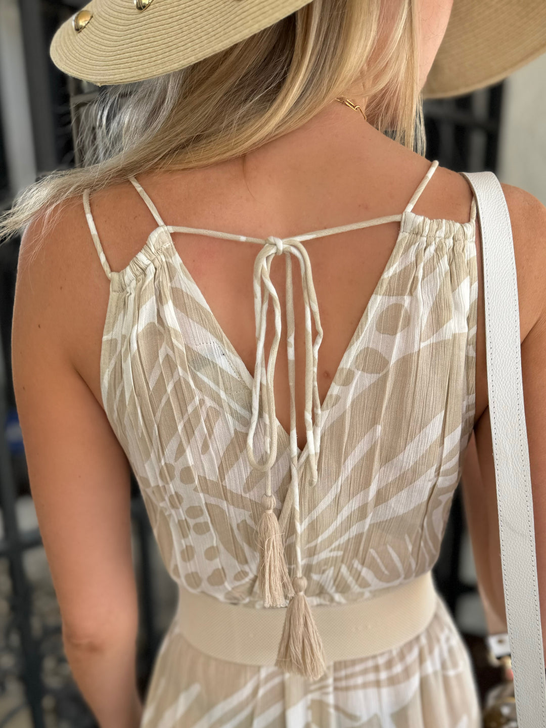 open lace back dress Palm Royale Maxi Dress – Bolufe Boutique