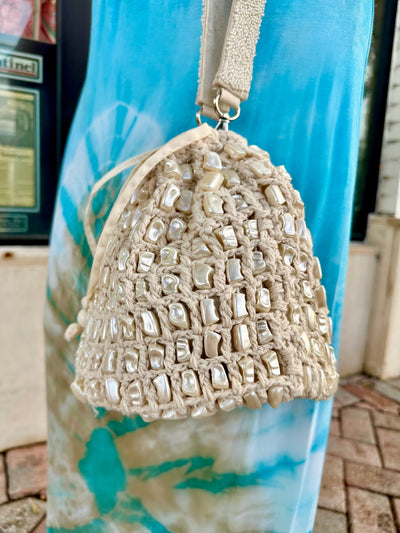 Pearl Ocean Whisper Bucket Bag