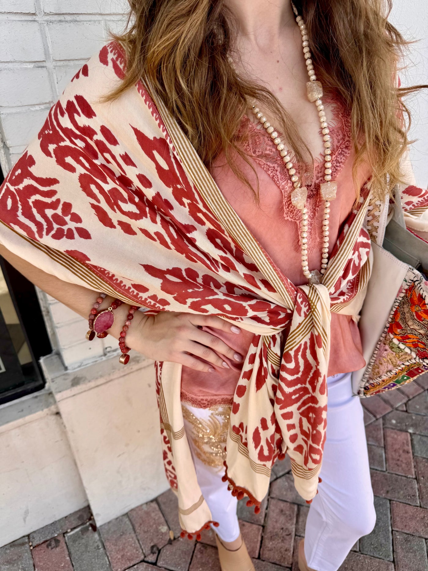 Rust Leopard Kimono