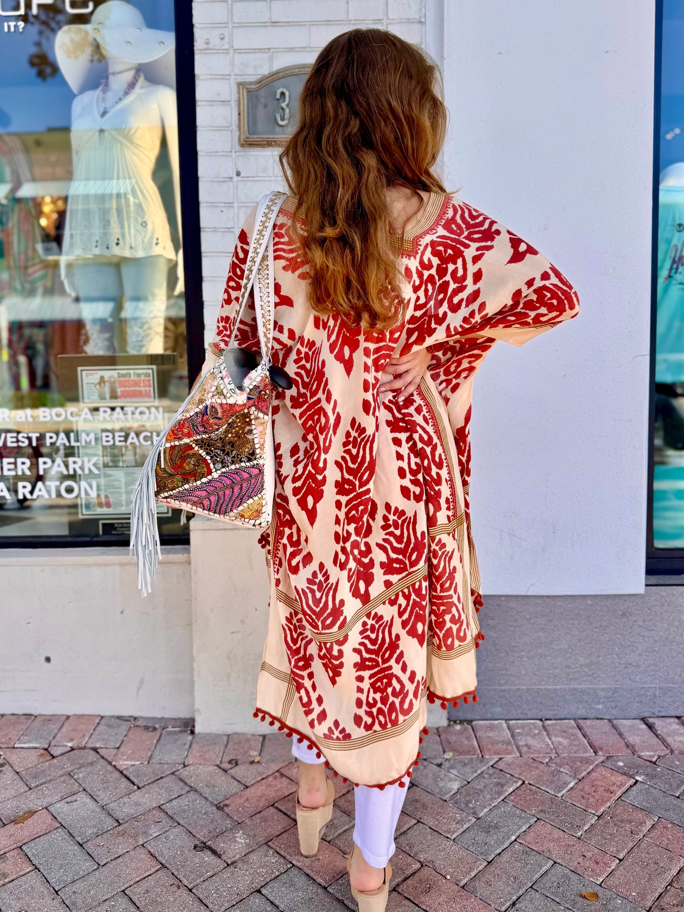 Rust Leopard Kimono